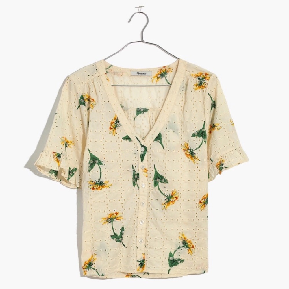Sunflower Eyelet Blouse